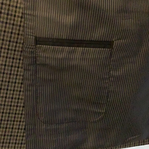 Men’s Blazer Size 44 Banana Republic Checked 100% Cotton Plaid NWT - Picture 11 of 17